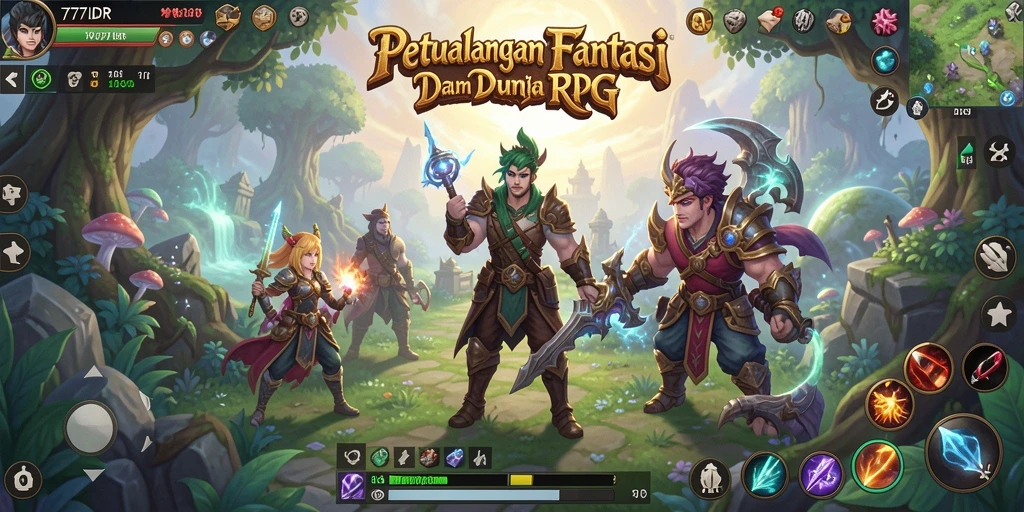 Tampilan menarik dari gameplay RPG di 777IDR dengan aksi yang mendebarkan.