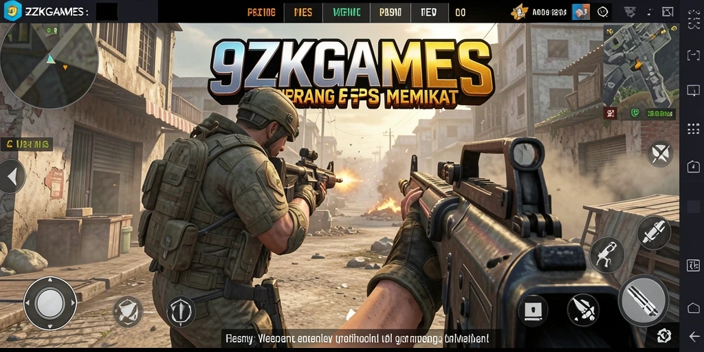 Tangkapan layar menampilkan pertempuran intens dalam gameplay FPS.