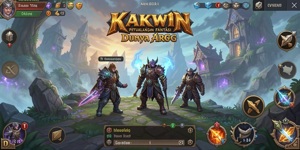 Tampilan gameplay KAKWIN yang mendebarkan dalam pertempuran ARPG.