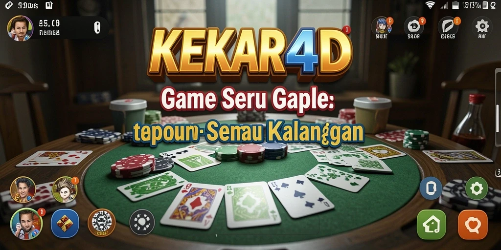 Tangkapan layar gameplay Gaple yang seru dan menarik dari KEKAR4D.