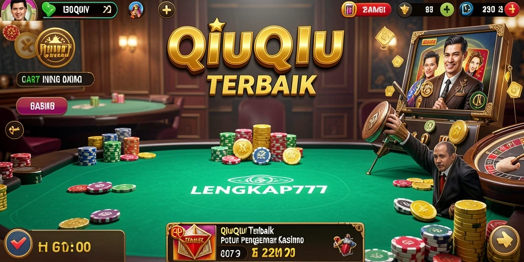 Tampilan gameplay seru QiuQiu di LENGKAP777.