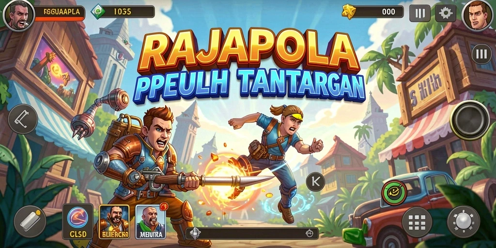 Screenshot gameplay RAJAPOLA yang menampilkan tantangan seru.