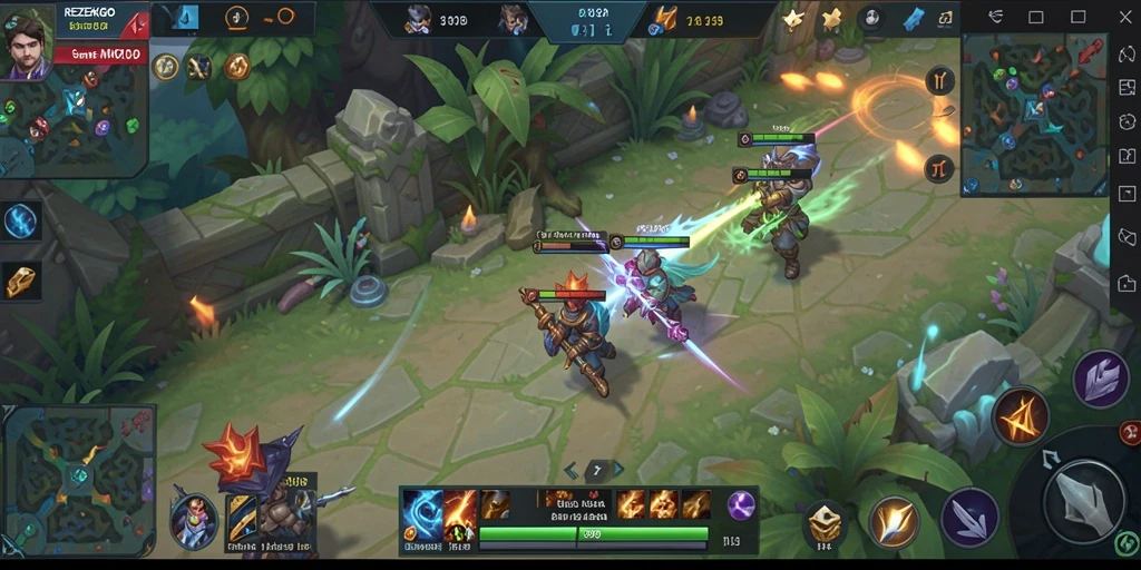 Tangkapan layar dari gameplay REZEKIGO yang mendebarkan dan penuh strategi.