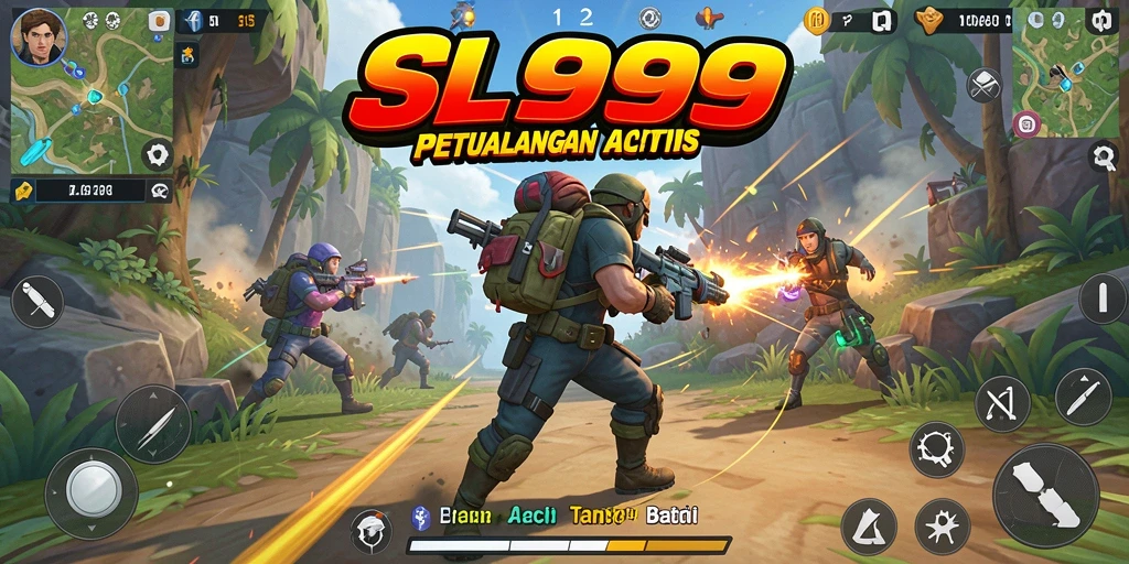 Tampilan gameplay SL999 dengan pertarungan ARPG yang mendebarkan.