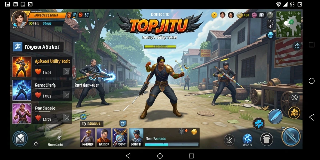 Screenshot utama TOPJITU menampilkan antarmuka pengguna yang intuitif dan fitur canggih.